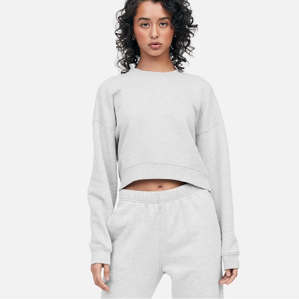 Crop Fleece Crewneck!
